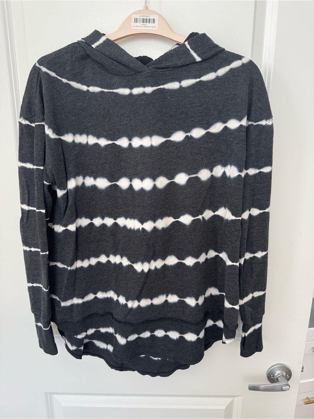 Peyton Jensen Tie-Dye Striped Hoodie Size M